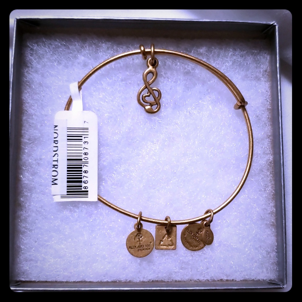 Brand New Alex and Ani Bracelet Music Lovers